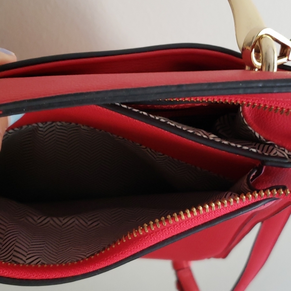 Kate & Alex Cuffaro Italian Design Red Backpack - Picture 10 of 14